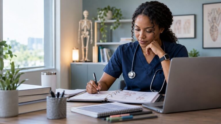 Critical care nurse preparing for the CCRN exam